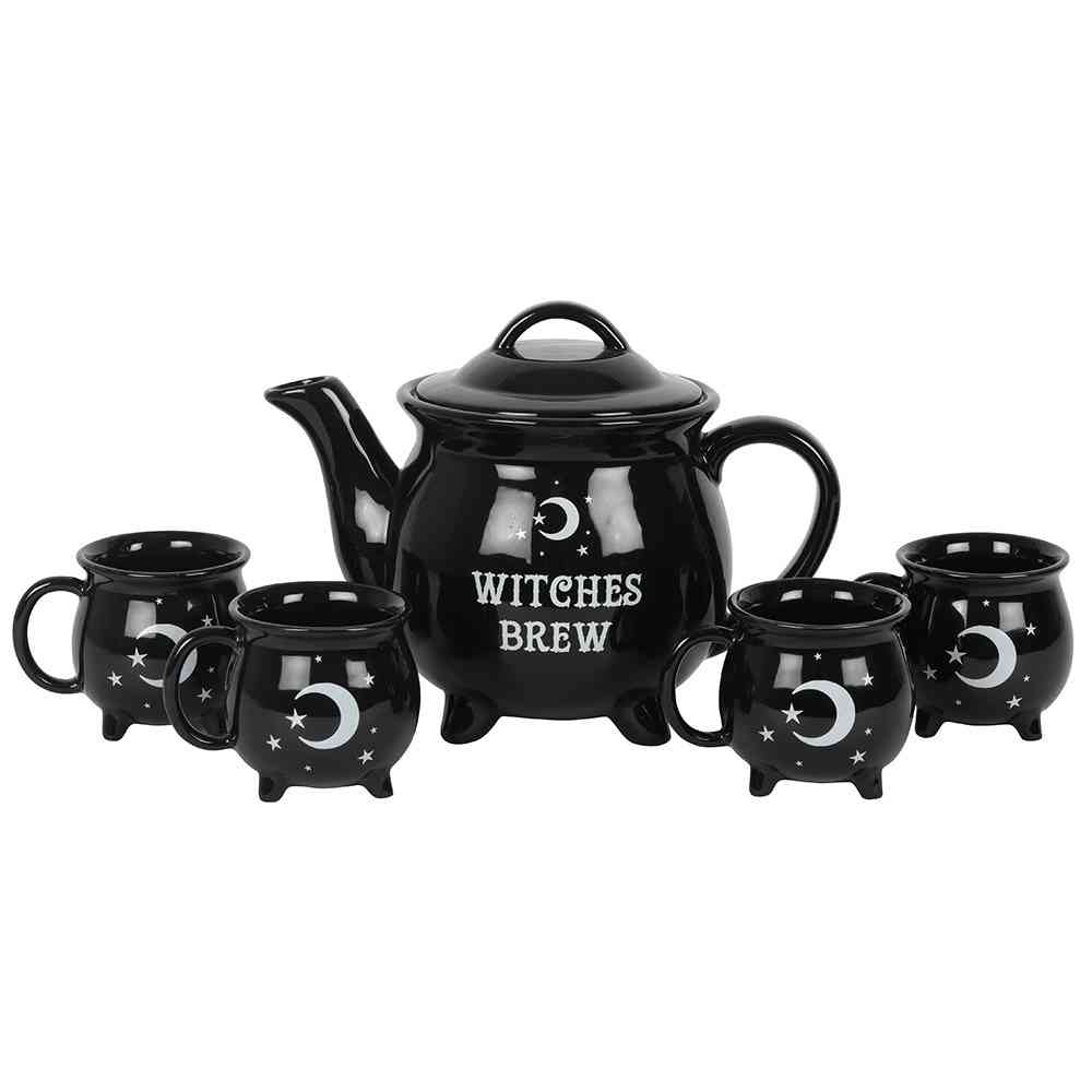 Something Different - Witches Brew Tea set Teekanne und Tasse - Schwarz